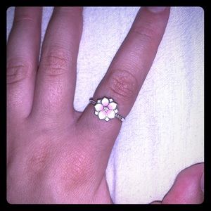 magnolia flower ring pandora